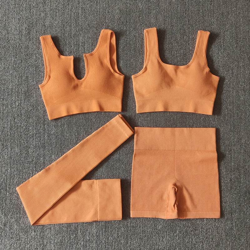 6pcs Yoga Workout Outfit set for women Gym clothes - Velora