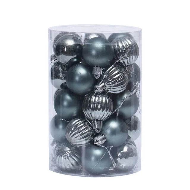 34 Christmas Ball Set 4cm Christmas Ornaments - Velora