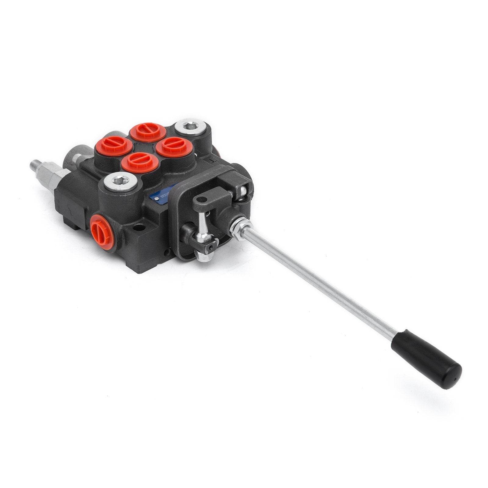Hydraulic Valve 2 Spool Hydraulic Joystick Control Valve 11gpm Hydraulic Directional Control Valve Double Acting For Tractors Loaders Tanks - Velora