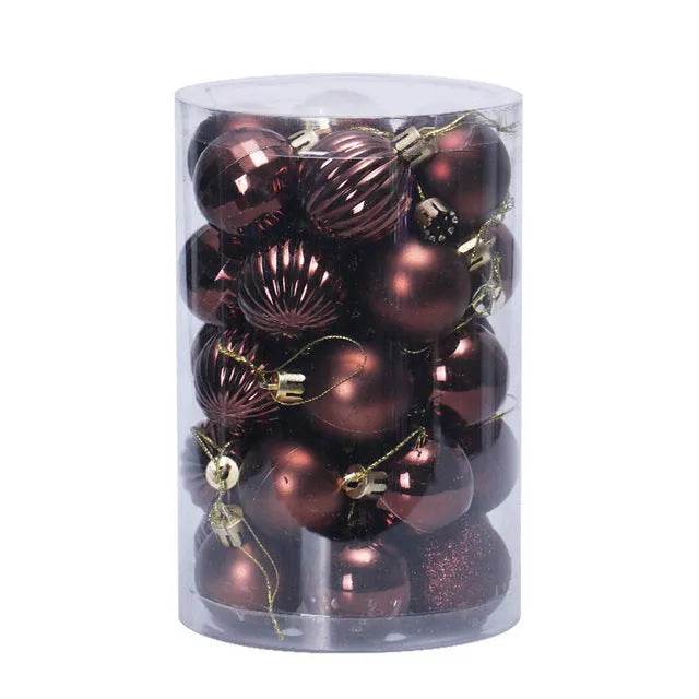 34 Christmas Ball Set 4cm Christmas Ornaments - Velora