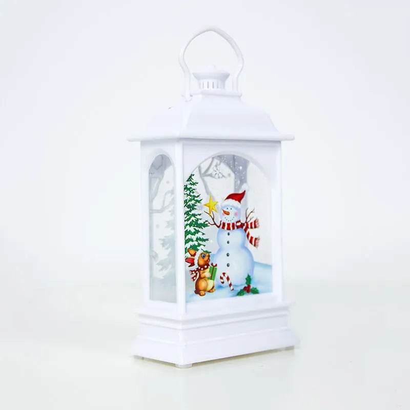 Christmas Decorations Portable Christmas Light Painted Transparent Ornaments - Velora