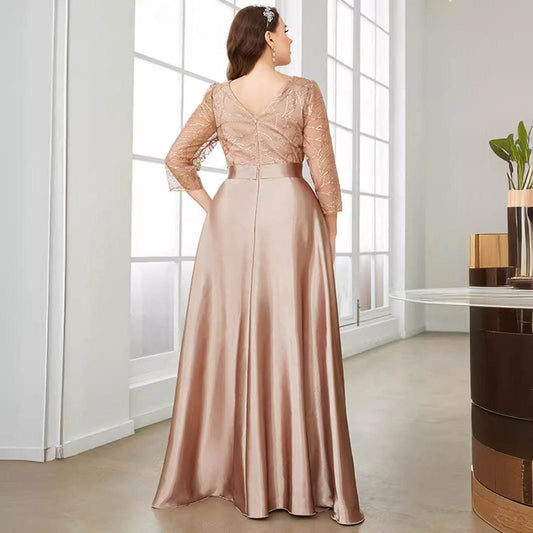 New Plus Size Temperament Party Dress - Velora