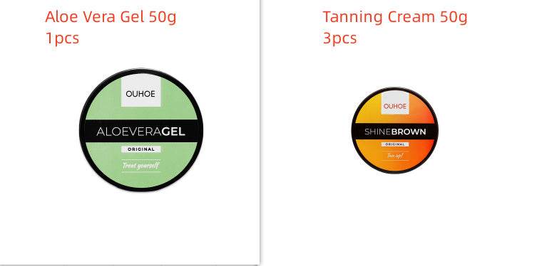 Intensive Tanning Luxe Gel Body Tanning Cream After Sun Repair Combination Aloe Vera Gel Wheat Complexion Beach Bronzer Summer Gadgets - Velora