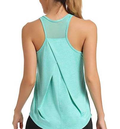 Mesh Yoga Sports Running Vest Sleeveless Workout Tank top women - Velora