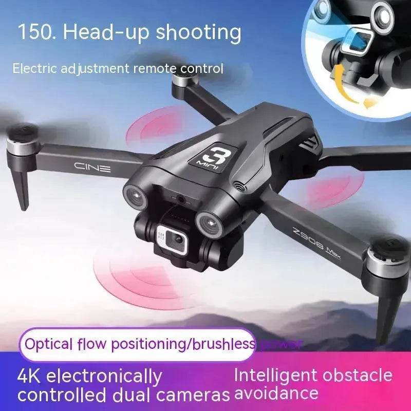 UAV Optical Flow Dual Camera Drone 480p Camera Obstacle Avoidance Aerial Photography Foldable Quadcopter - Velora
