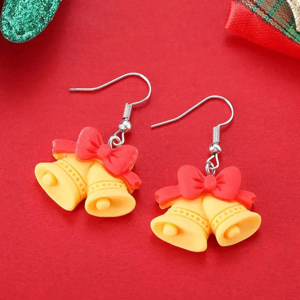 Creative Cartoon Christmas Earrings Fashion - Velora