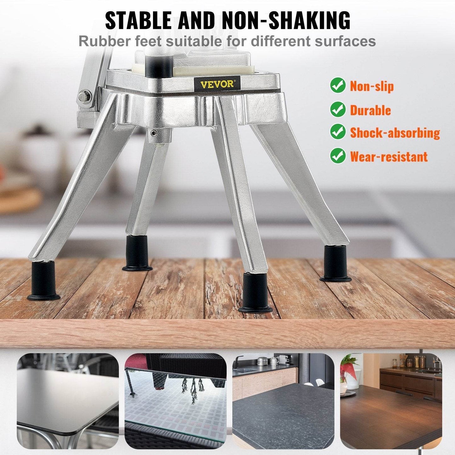 Blade Heavy Duty Professional Food Dicer Kattex French Fry Cutter Onion Slicer Stainless Steel For Tomato Peppers Potato Mushroom