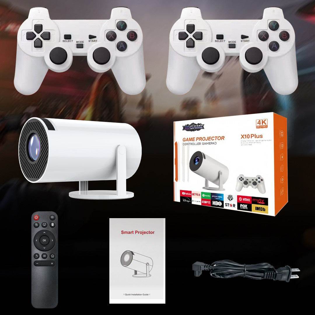 Barrel X10 PLUS Portable Home Smart Wall Projection Game Machine Ultra HD Game Projector