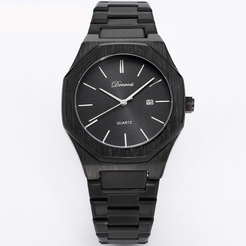 Fashion Stainless Steel Strap Men's Quartz Watch