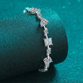 6.2 Carat Moissanite 925 Sterling Silver Bracelet - Velora Luxury Fashion