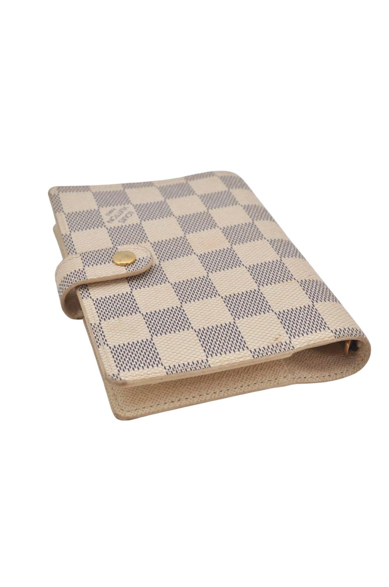Louis Vuitton Damier Azur Agenda PM Notebook Cover R20706 LV 8166K - Velora
