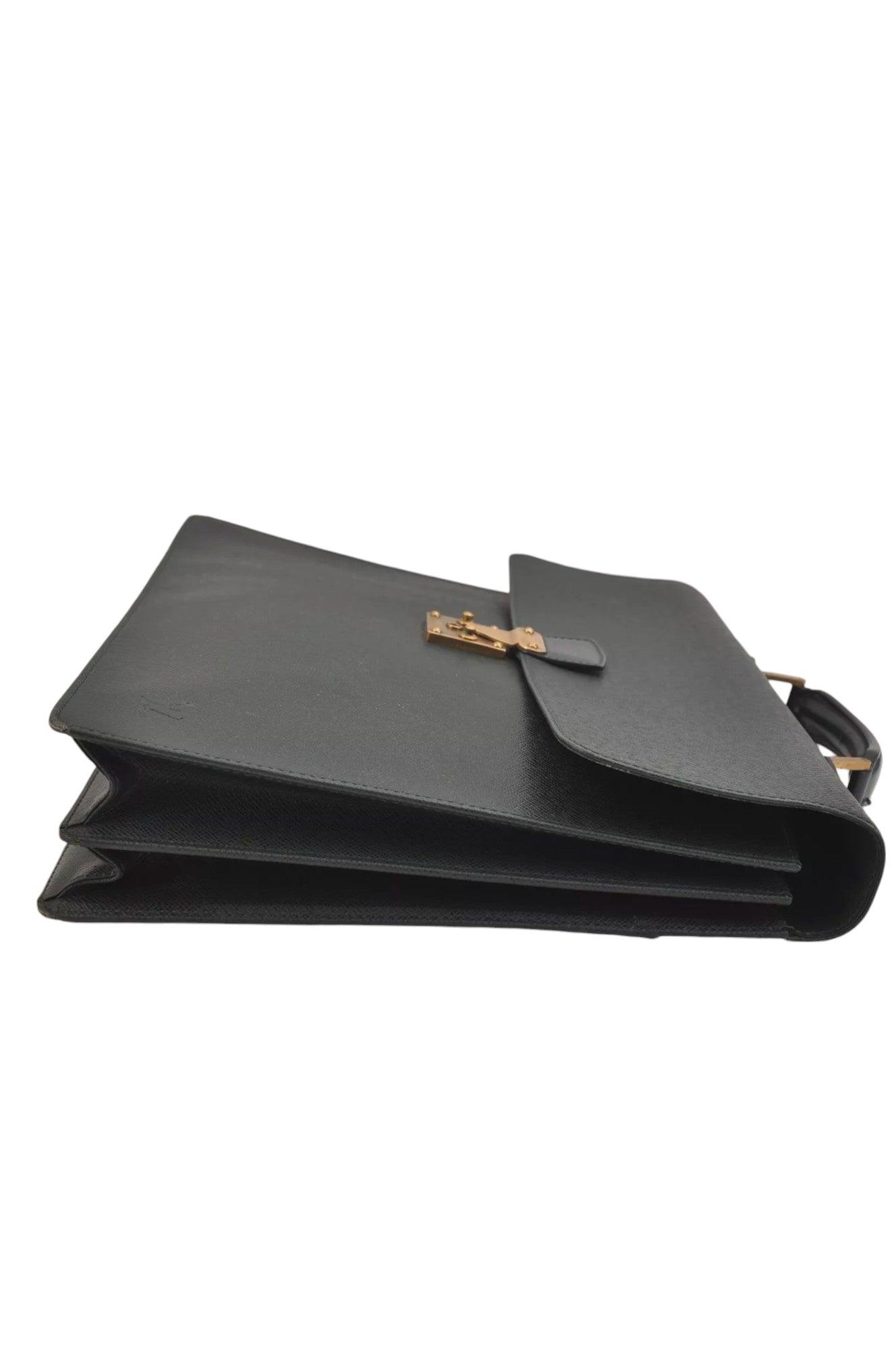 Louis Vuitton Taiga Serviette Kourad Briefcase Green M30074 LV 8936K - Velora