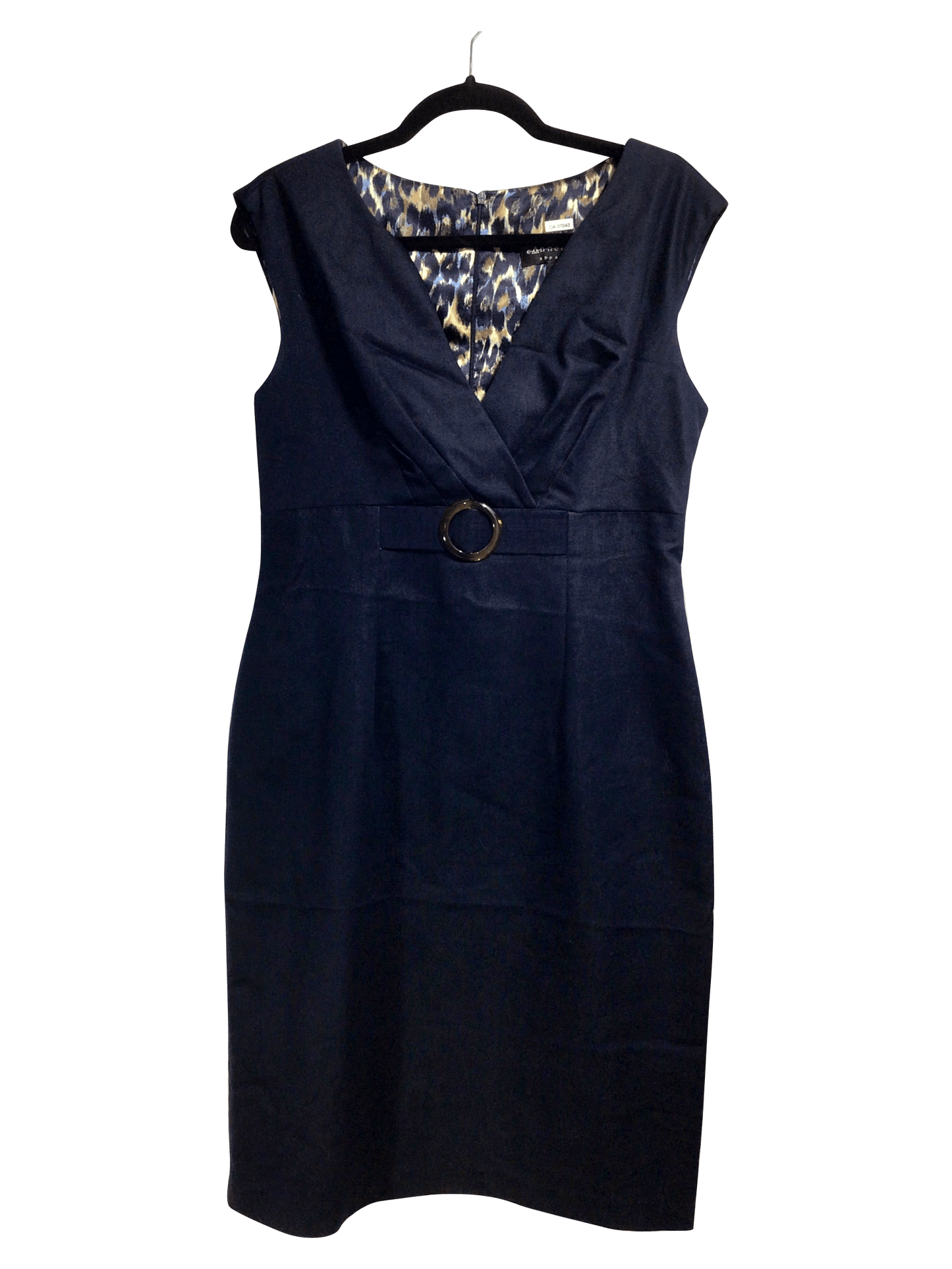 CONNECTED APPAREL Regular fit Midi Dress in Blue - 8 - Velora