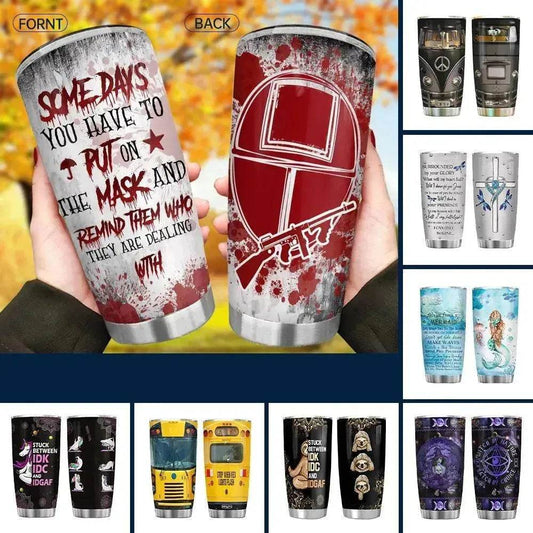 600ml 20oz Customized Car Mug Stainless Steel Tumbler Gift DIY Beer Mug - Velora