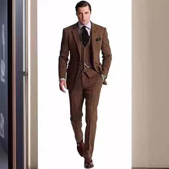 Men's Slim Fit Business Banquet Suit - Velora