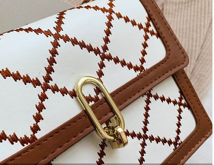 Women Shoulder Chain Mini Crossbody Square Bag - Velora