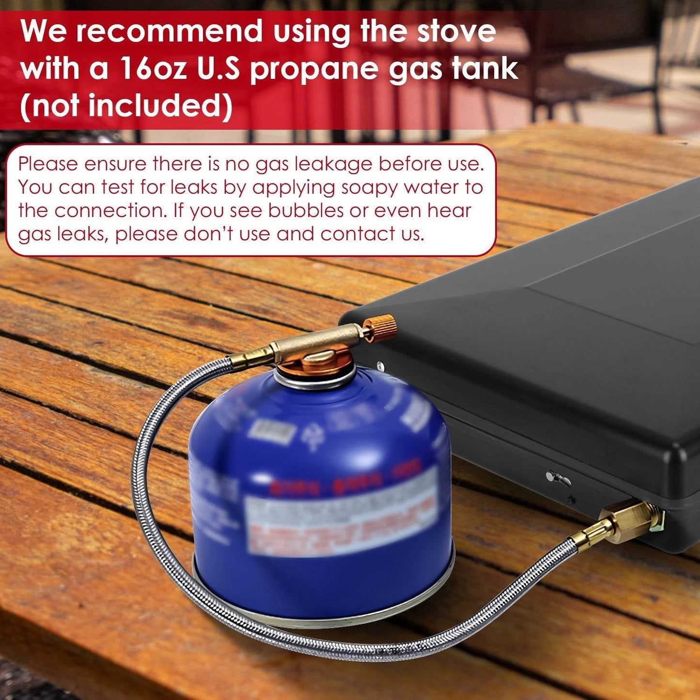 Portable 2 burner Gas Stove propane range camping gas outdoor stove burner - Velora