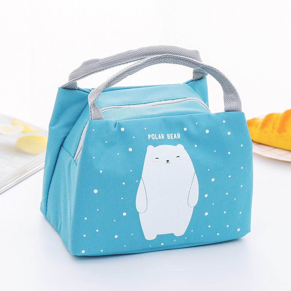 Cute Cartoon Lunch Bag – Insulated for Kids & Students - Velora