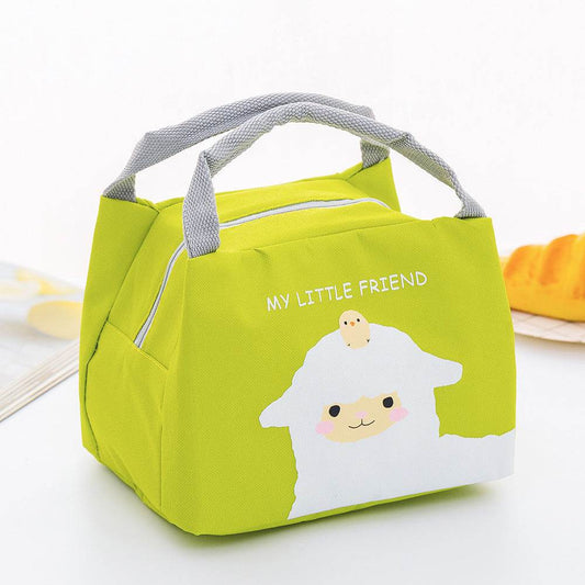 Cute Cartoon Lunch Bag – Insulated for Kids & Students - Velora