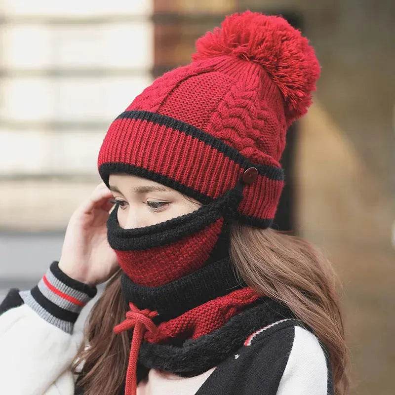 Buy Full Face winter cover knitted mask balaclavas for cold weathers - Velora
