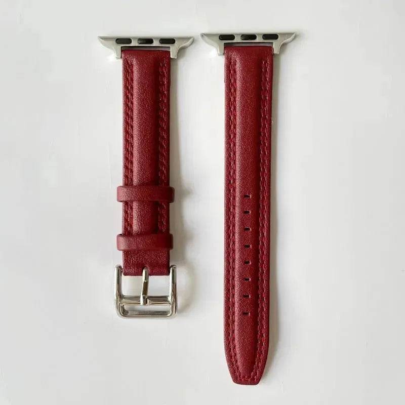 Replaceable Genuine Leather Watch Band Strap for iwatch - Velora