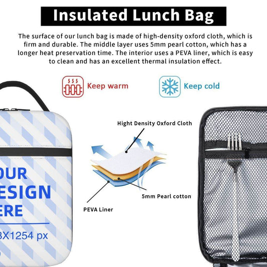 Preschool Kids Personalized Lunch Bag - Velora