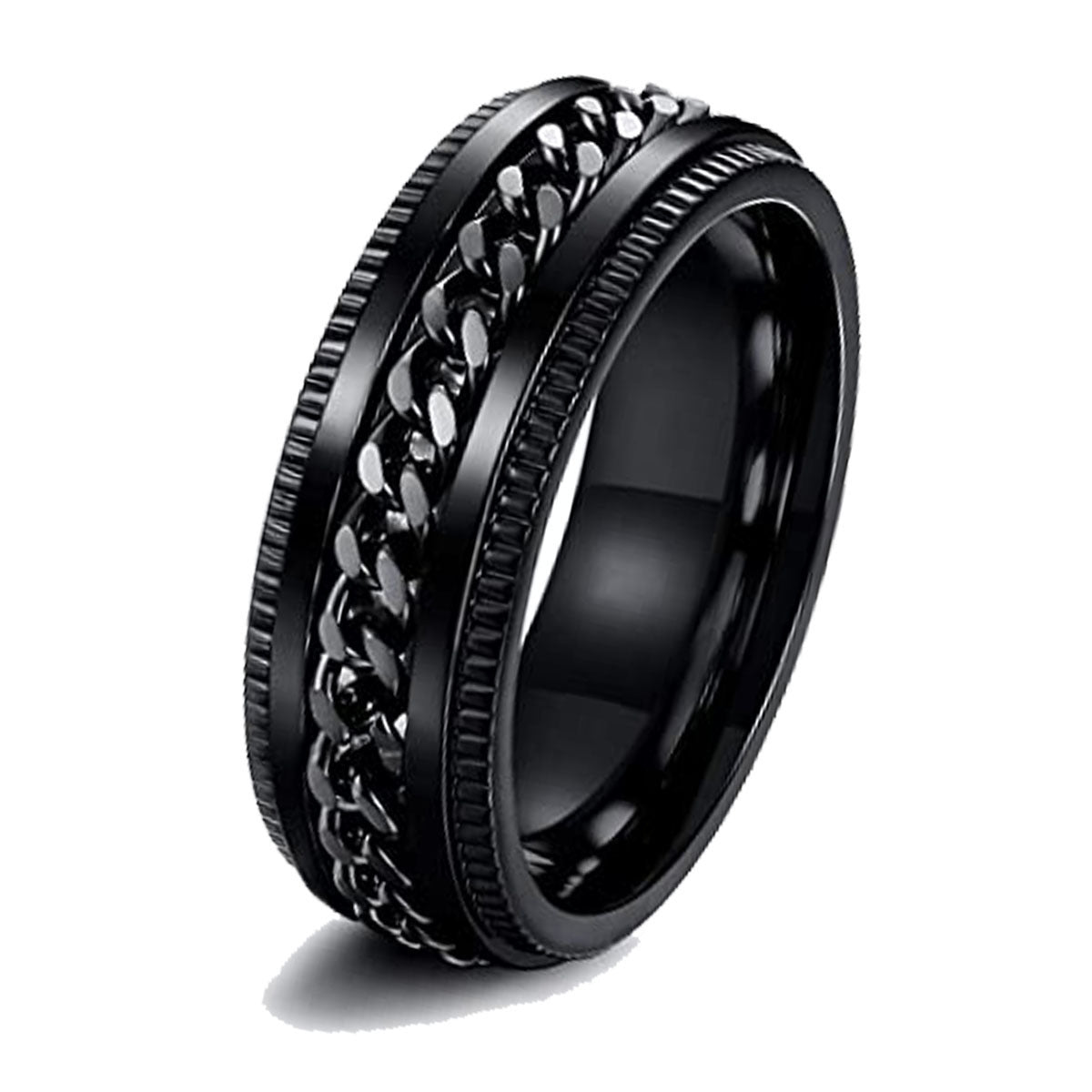 Two-color Cross Love Girl Ring Fashion Personality