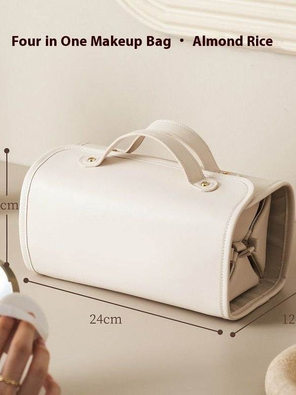 New Folding Cosmetic Bag Large Capacity Portable Handbag Waterproof Travel Storage Washing Bag For Women - Velora