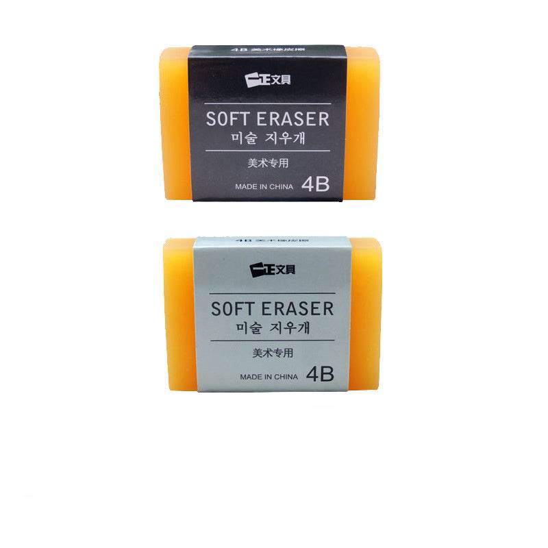 High Quality 4B Pencil Eraser Big Art Plastic Rubber for Artist Pencil Sketch Student Stationery Eraser School Office Supply - Velora