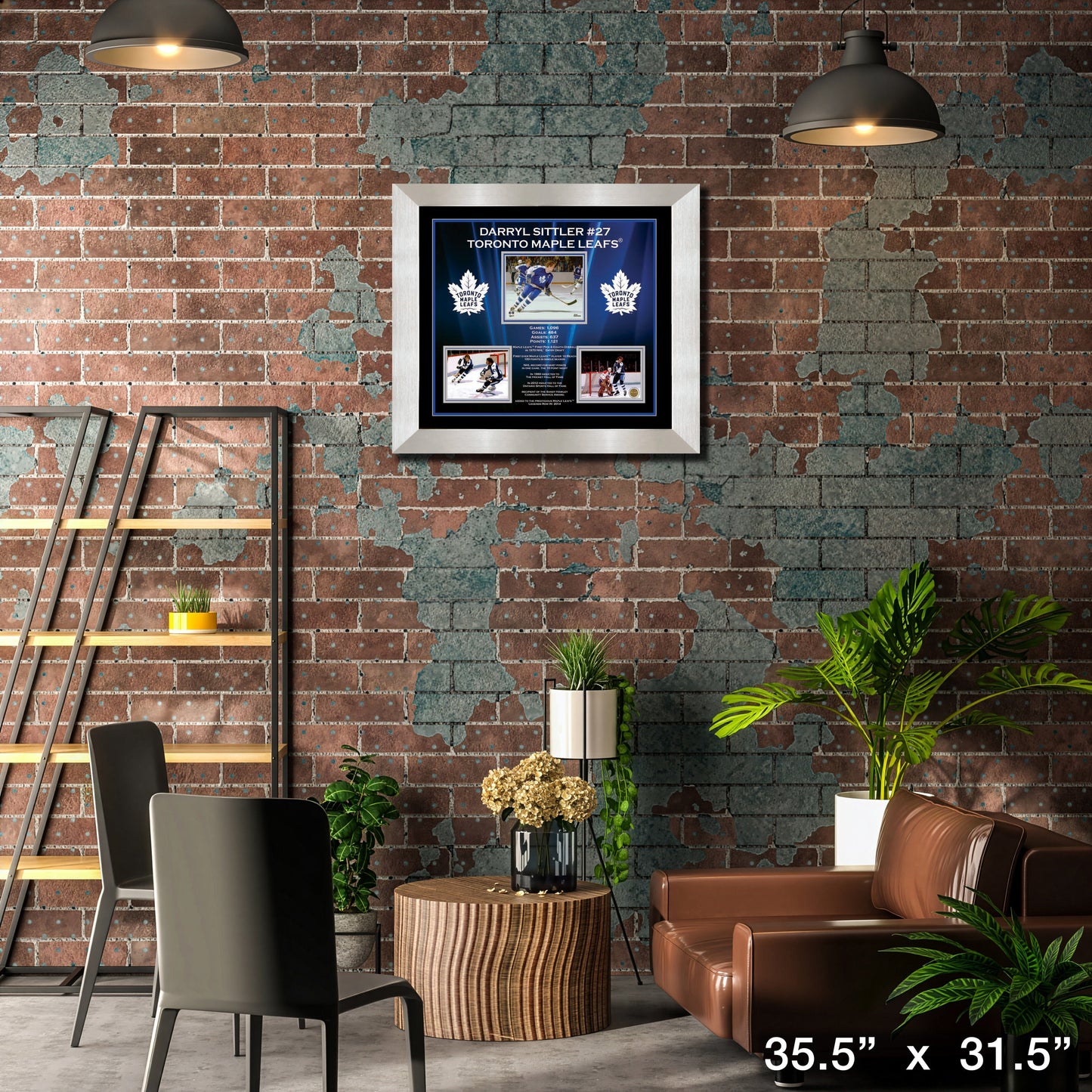 Darryl Sittler Framed Career Collage