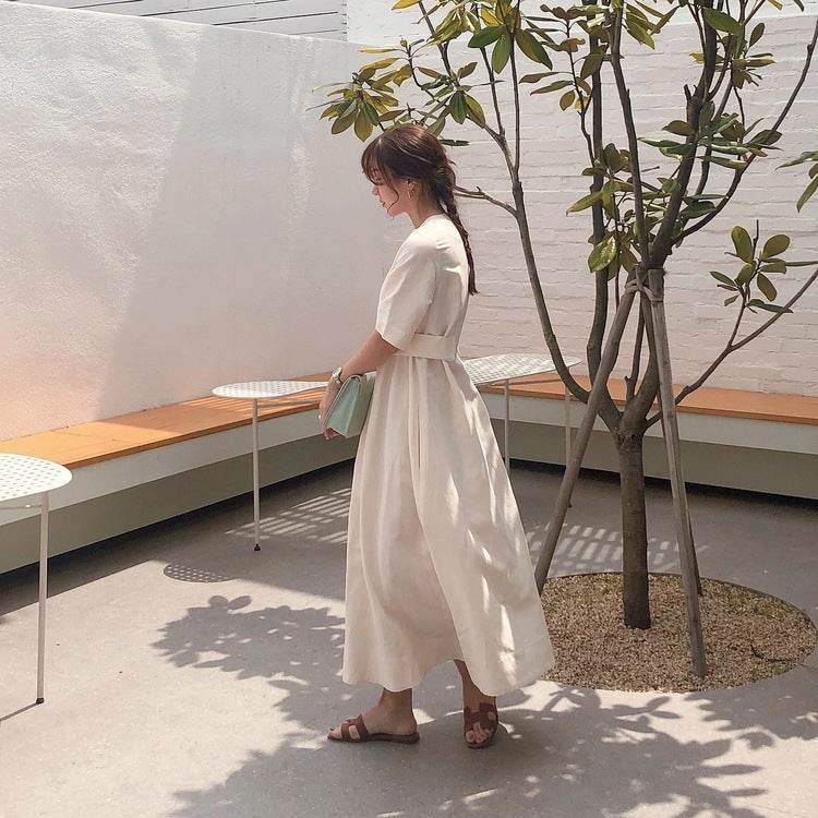 Elegant waist dress - Velora