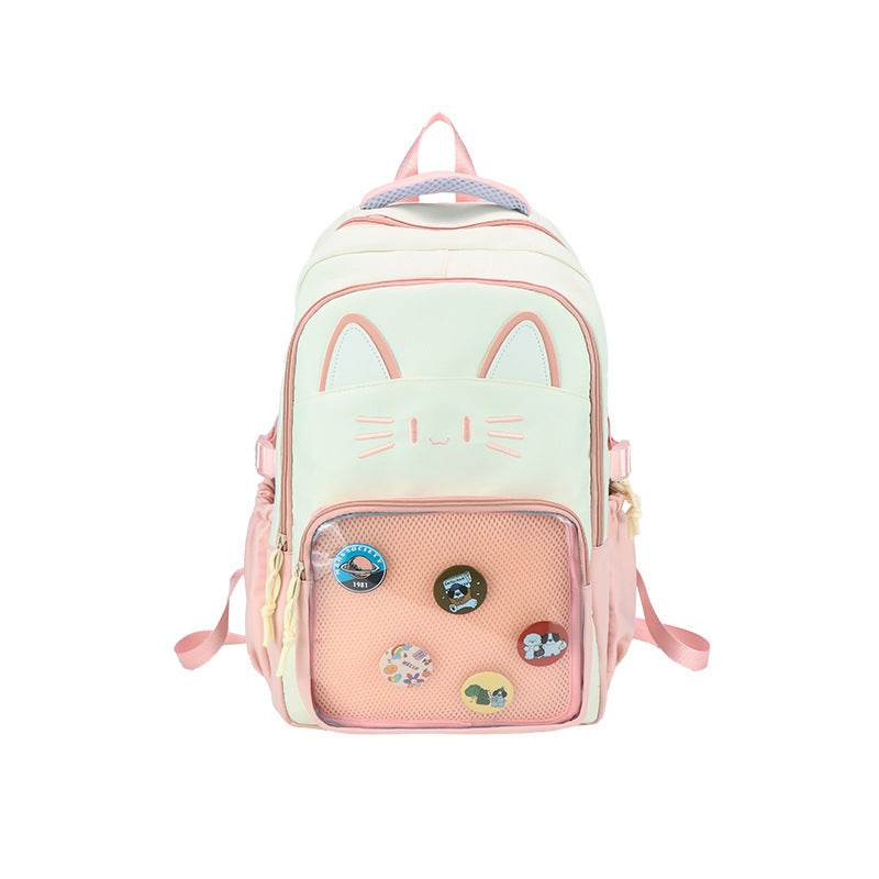 Cartoon Campus Backpack for Girls – Japanese Style - Velora