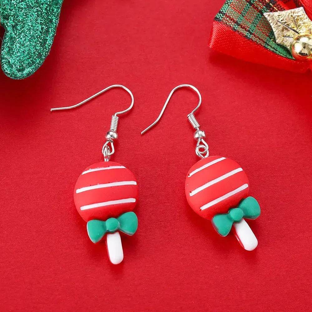 Creative Cartoon Christmas Earrings Fashion - Velora