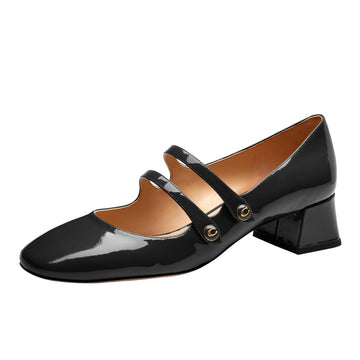 Coach Angelina Patent Leather Mary Jane Flats