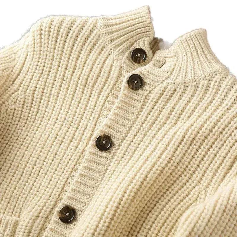 New Casual Winter Woolen Knitwear Cardigan Sweater For Men - Velora