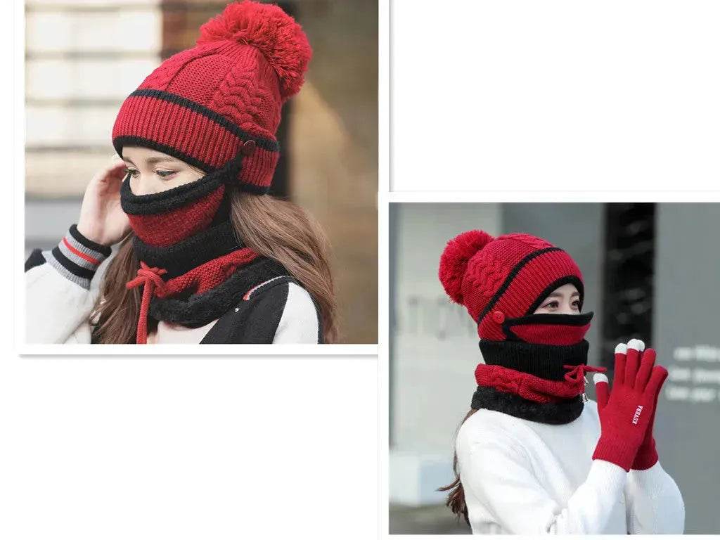 Buy Full Face winter cover knitted mask balaclavas for cold weathers - Velora