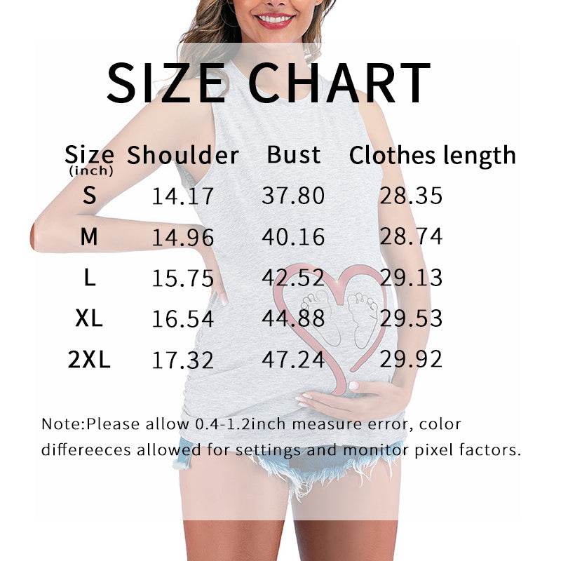 Maternity Tank Tops For Women Ruched Sleeveless Basic Tops Maternity Shirt Vest Pregnancy Tee - Velora