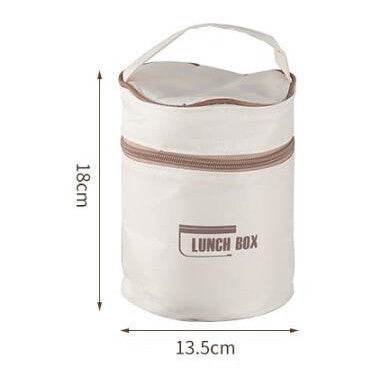 Portable Insulated Work Lunch Box and Canvas Lunch Bag - Velora