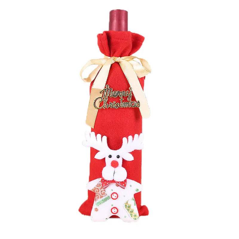 Christmas Decorations Christmas Wine Bottle Socks - Velora