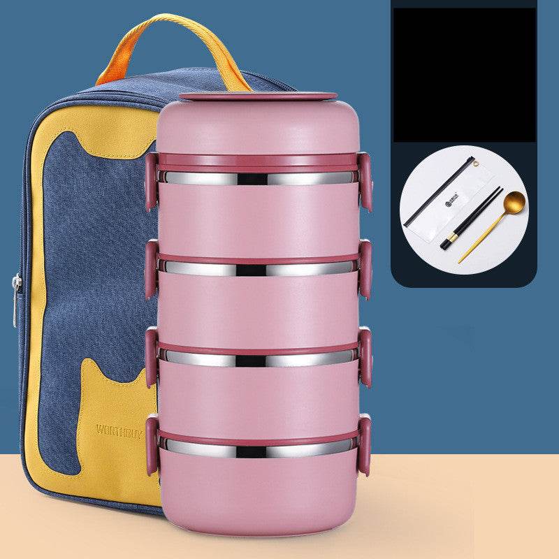 304 Stainless Steel Multi-layer Thermal insulated lunch container - Velora