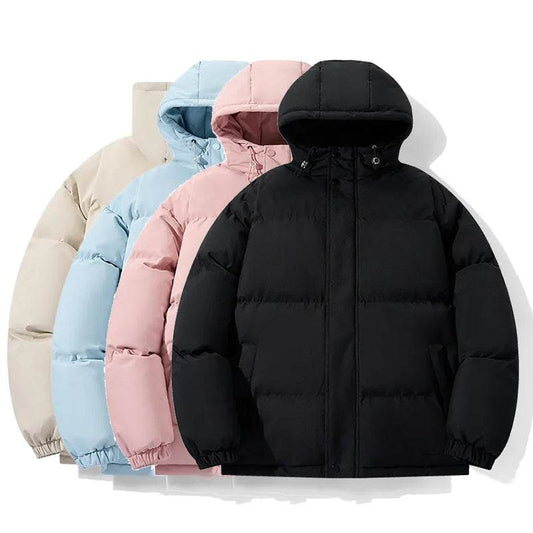Cotton Loose Thickening Keep Warm Casual Hooded Coat Keep Warm Fall Winter Casual Clothes - Velora