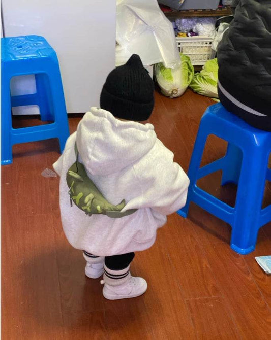 Cartoon Cute Green Lizard Bag Chameleon Children's Bags - Velora