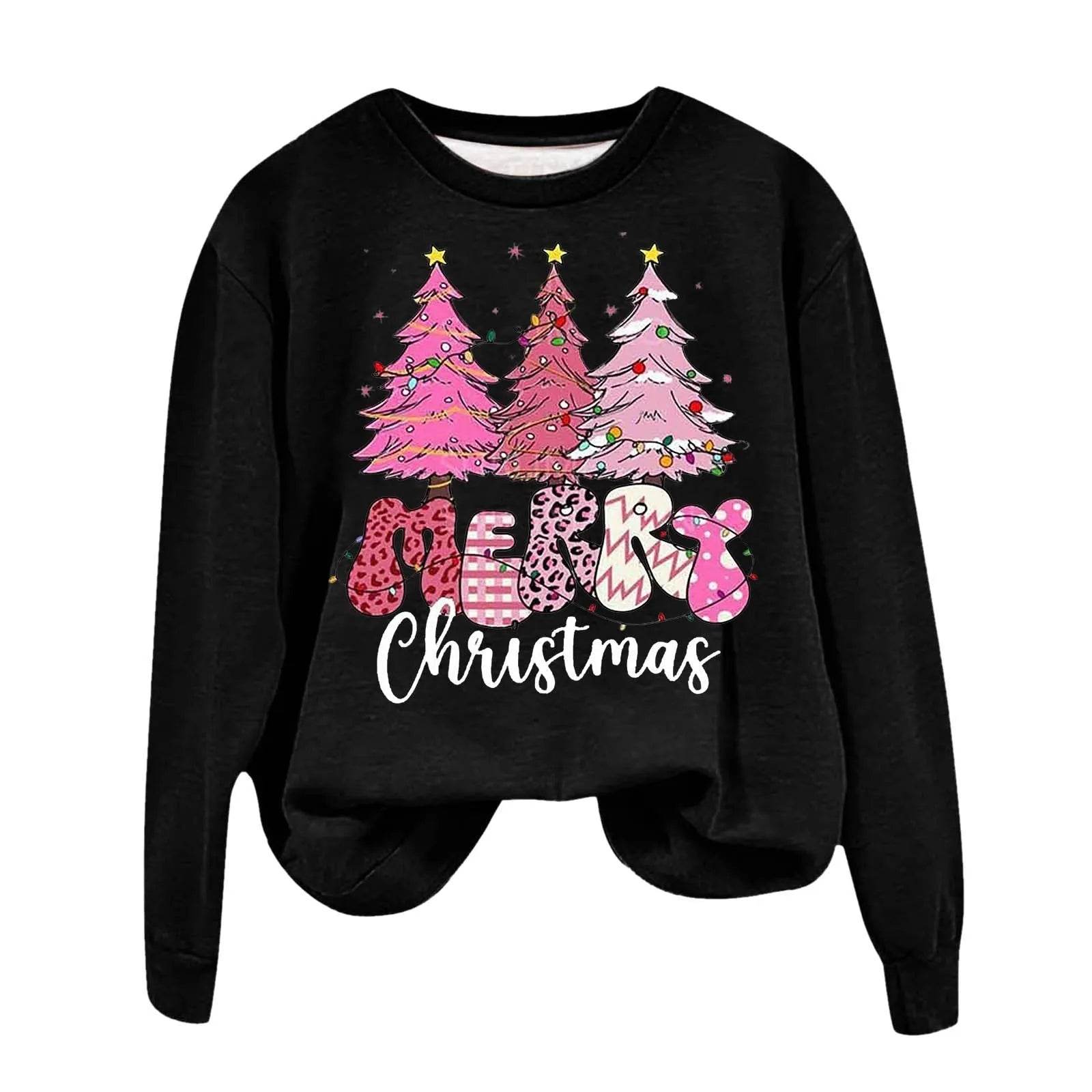 New Women's Christmas tree Pullover Sweatshirt for women - Velora