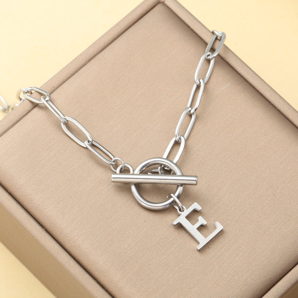 26 Letters Pendant Necklace For Women