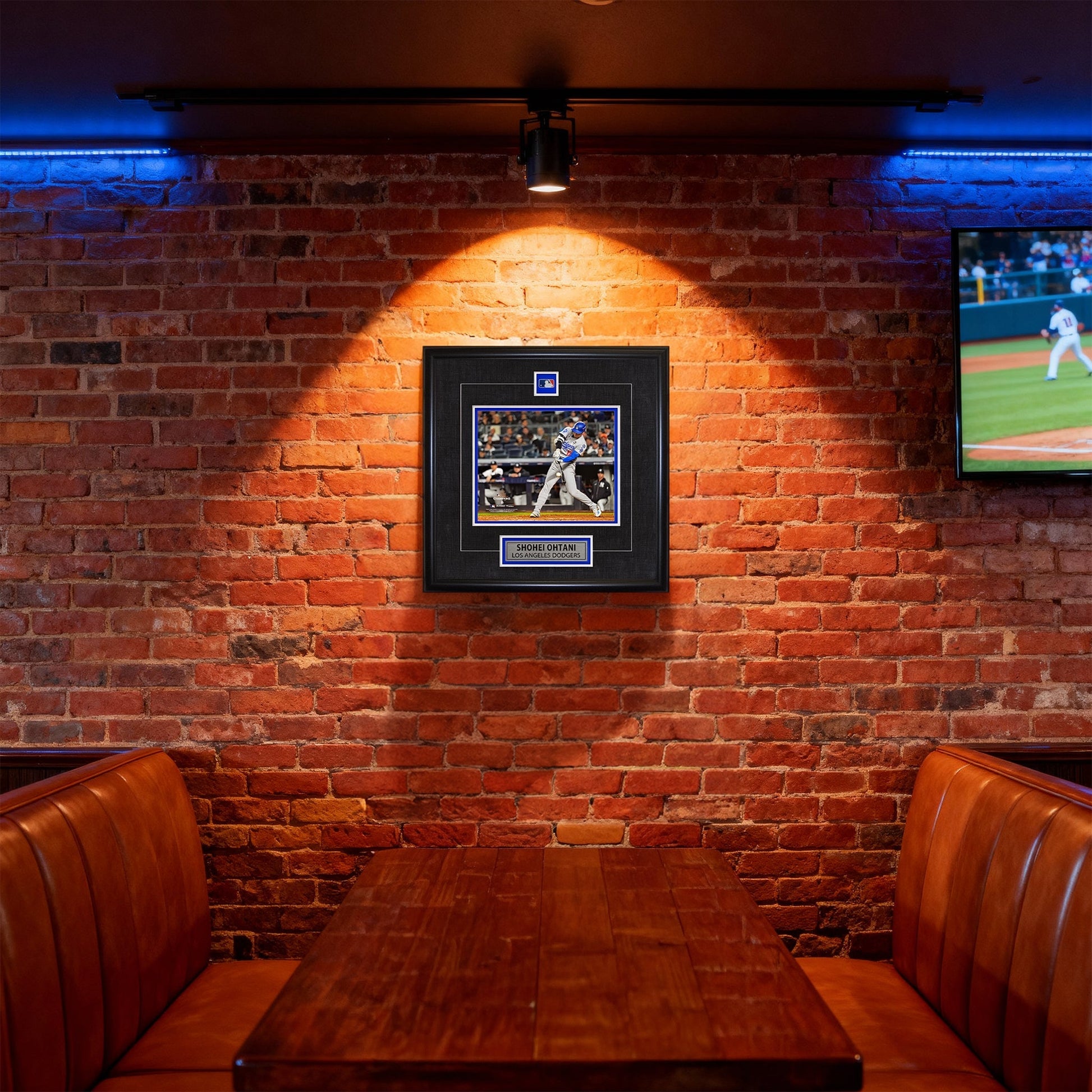 Shohei Ohtani Framed Pin & Plate Dodgers GM 4 WS Frameworth Sports Marketing