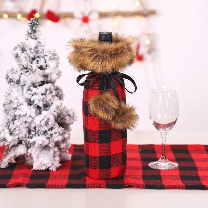 Christmas Decorations Christmas Wine Bottle Socks - Velora