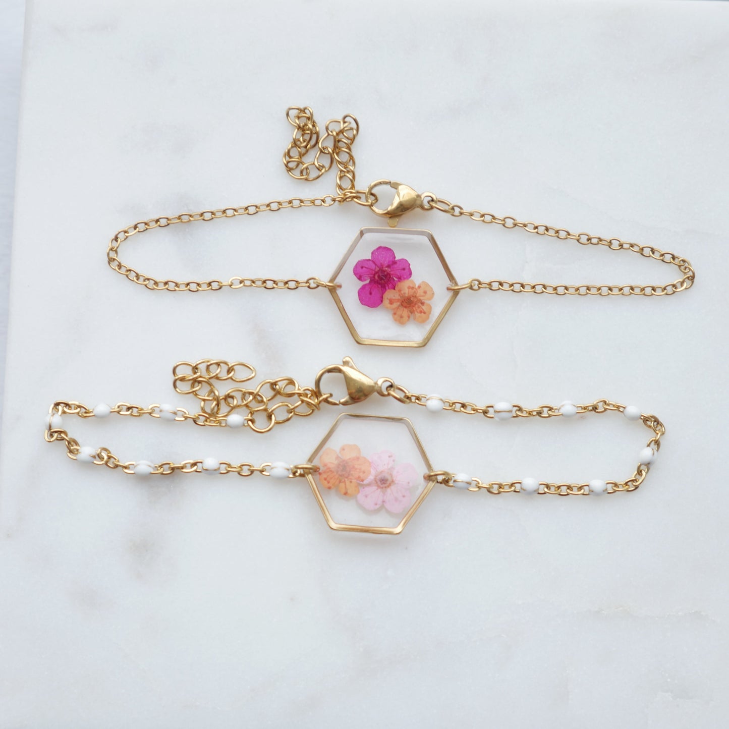 Edition spéciale - Bracelet duo Sofia - rond 16mm - Velora