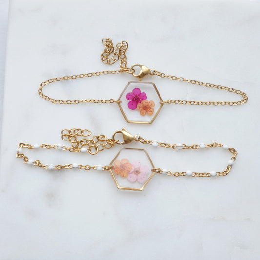 Edition spéciale - Bracelet duo Sofia - rond 16mm - Velora