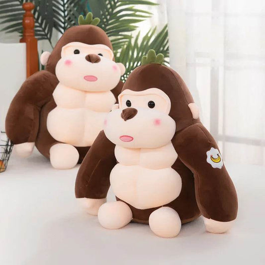 Black King Kong Cute Creative Gorilla Plush Toy - Velora