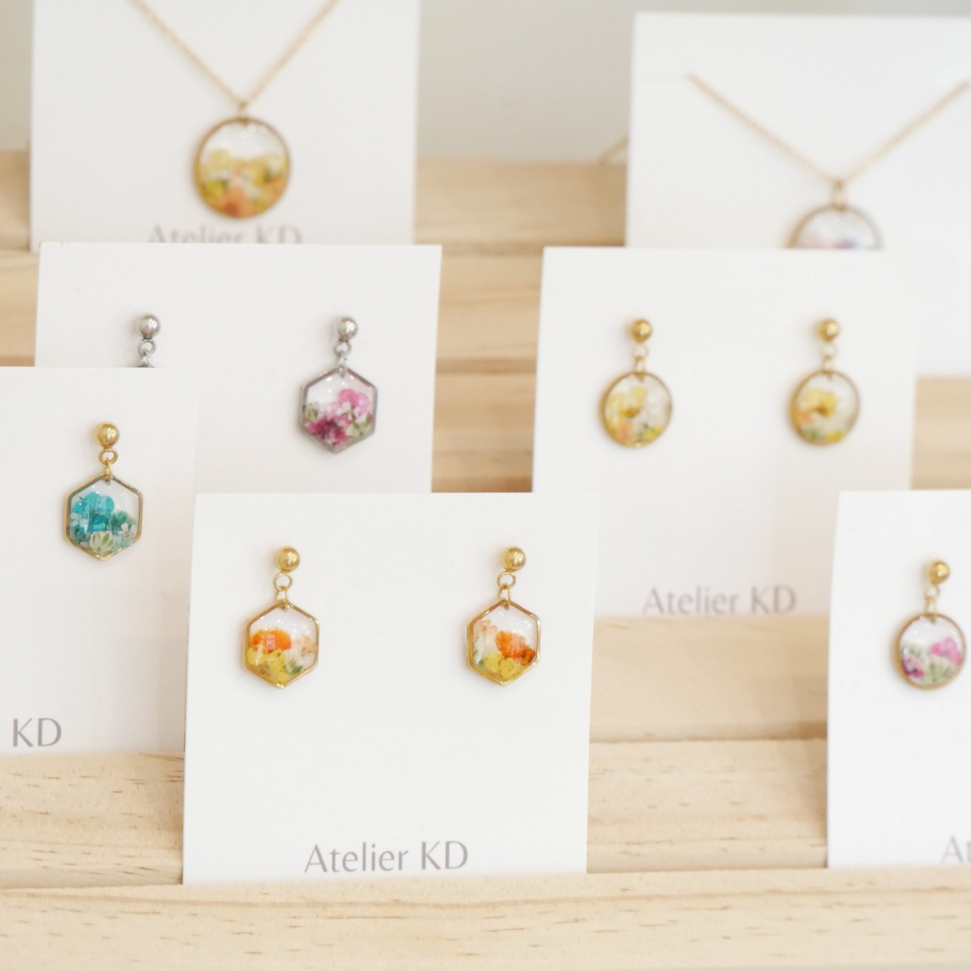 Boucles d’oreilles bouquet - petits ronds - Velora